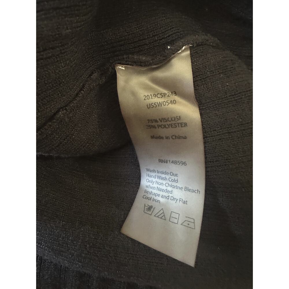 Universal Standard Ribbed Knit Patch Pocket Pencil Skirt Black M Plus Size 18 20 - Picture 8 of 11